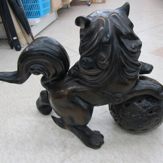 狛犬 獅子 15kg 玉乗り 宮の沢店