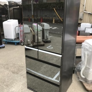 大型！601L 2016年製 Panasonic ノンフロン冷凍冷蔵庫 NR-F602WPV-X