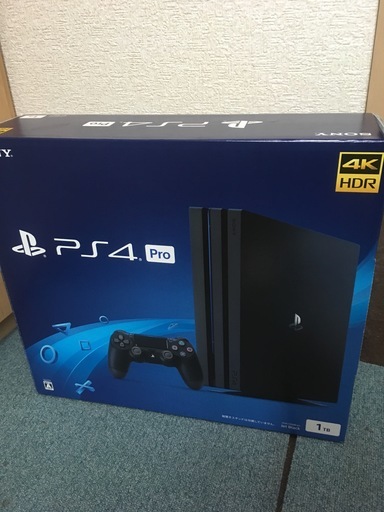 （ありがとうございました☆取引終了）４万　新品未使用未開封　ＰＳ４pro　CUH-7100BB01　1TB　ジェットブラック