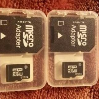 【新品未使用】MicroSDHCカード 32GB 二個セット