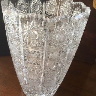 ボヘミアガラス 花瓶