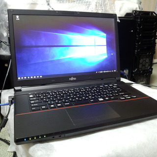 富士通 メモリ4GB HDD320GB Windows10 ノートパソコン