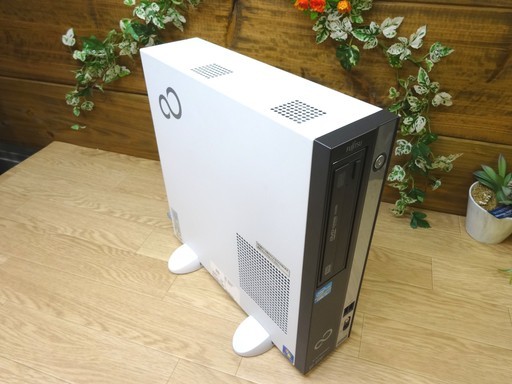 7000円【第2世代i3】富士通 win10 pro ★ FMV D551/DX★DVDRW ★HDD500GB★デスクトップ本体のみE021