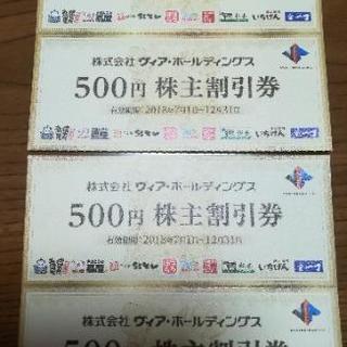 ヴィア・ホールディングス　500円割引券