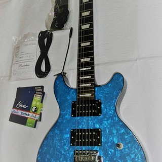 バッカス エレキギター Bacchus Limited Edition BLS-24DC Pearloid シースルーブルー をお譲りします