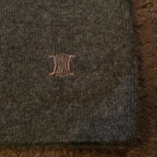 未使用 130 セリーヌ カシミヤタートルネックセーター