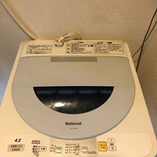 洗濯機(パナソニック、２００６年製)