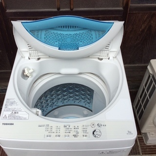 TOSHIBA 2017年式 全自動電気洗濯機 5.0kg
