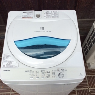 TOSHIBA 2017年式 全自動電気洗濯機 5.0kg