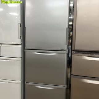 美品【 SHARP 】シャープ 350L 両開き3ドア冷蔵庫どっちもドア ニオイ