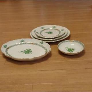 未使用 ヘレンド HEREND アポニーグリーン 4点セット