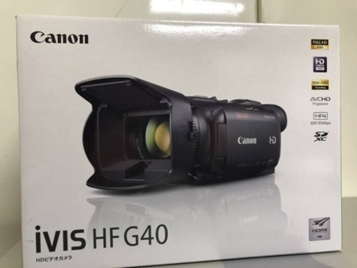 【超美品！定価15万を8万で！】CANON iVIS HF G40 フルハイビジョンビデオカメラ ハイエンドモデル