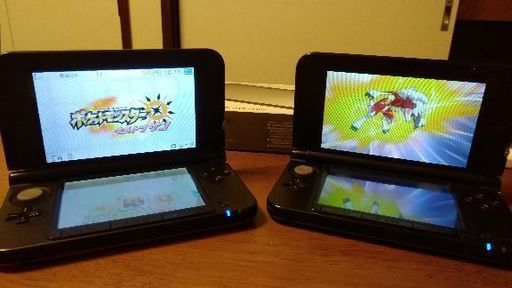 3DS LL ２体\u0026ポケモン　ウルトラサン＆ムーン