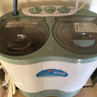 2槽式小型自動洗濯機 【NEW 晴晴】 脱水機能搭載 AHB-02