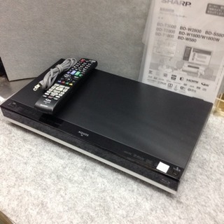 HDD1TB内臓 BDレコーダー SHARP 2015年製 BD-T1800 【公式ストア