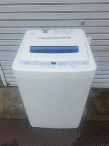 AQUA 全自動洗濯機 AQW-S60A 6.0kg アクア 白-