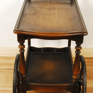 7516　飛騨残業　キツツキ　キッチンワゴン　アンティーク　引出付　アントレ