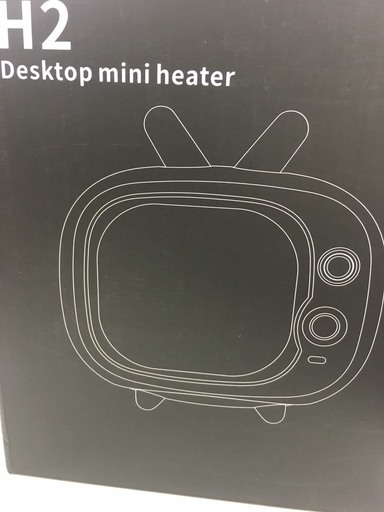 ミニテレビ型ファンヒーター
