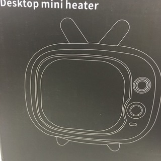 ミニテレビ型ファンヒーター