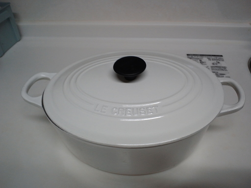 LE CREUSET ル・クルーゼ 25cm ホワイト