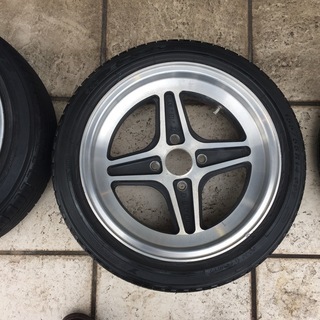 深リム 旧車 TRA京都 ロケットバニー DRAG4 14インチ 6.5J ＋14 ４穴　PCD100　バモス ワゴンR 軽トラ エブリー アクティバン プロボックス