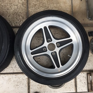 深リム 旧車 TRA京都 ロケットバニー DRAG4 14インチ 6.5J ＋14 ４穴　PCD100　バモス ワゴンR 軽トラ エブリー アクティバン プロボックス
