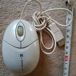 無料｜マウス(白)、小さくて古い｜ジャンク品
