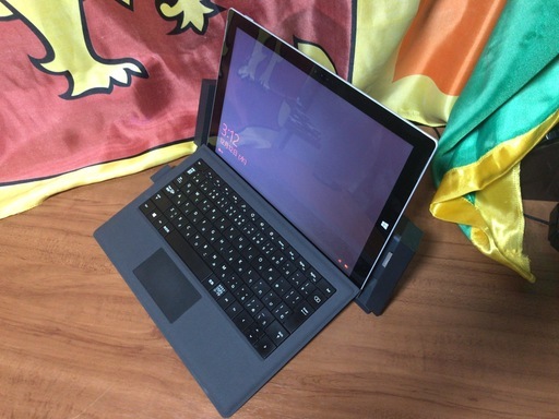 [動作確認済]Microsoft Surface Pro3 / Core i5-4300U 1.9GHz / RAM 4GB / SSD 128GB /\u0026ドック・TPカバー付属