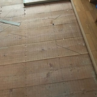 建築に詳しい方。御礼有り。畳からタイルカーペットdiy