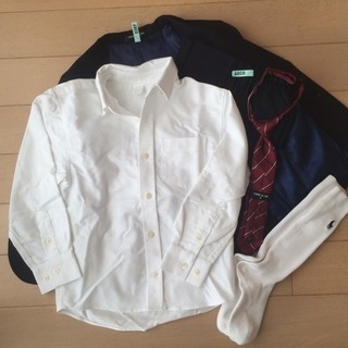 クリーニング済 美品 ミキハウス フォーマルスーツ 120 5点セット