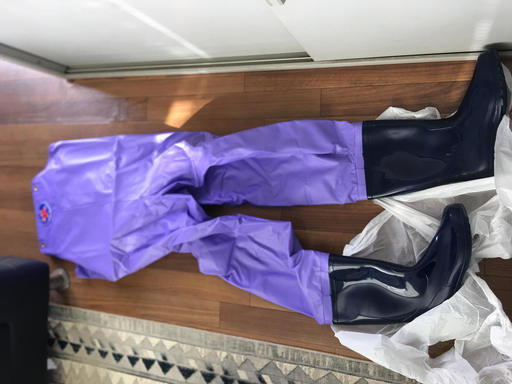 胴付長靴未使用品!