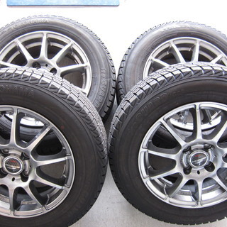 バリバリ溝スタッドレス・ＳＩＢＩＬＬＡ・ダンロップ・１４インチ　№１１６ バリバリ溝スタッドレス・SIBILLA・ダンロップ・14インチ