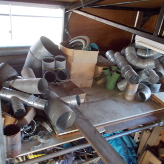 スパイラルダクト用コーナー色々