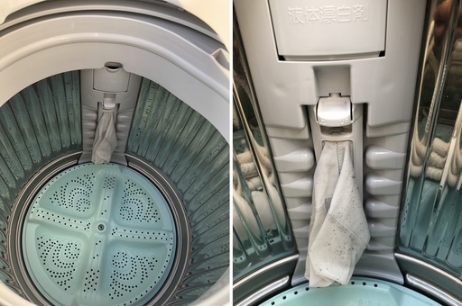 【交渉成立】S1212e　中古 シャープ　洗濯機　ES-T707-A　2014年製　7.0㎏