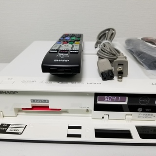 ☆2画面見ながら操作！W録&500GB♪ AQUOS BD-W560SW☆’14年製美品♪