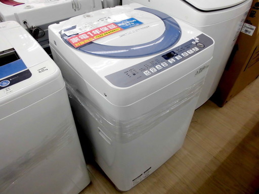 安心の1年保証付！2016年製SHARP(シャープ)ES-T708-A 7.0kg洗濯機です！