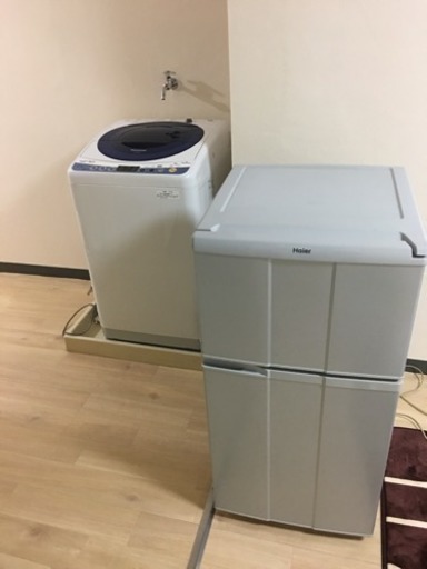 冷蔵庫\u0026洗濯機です。セットでお安くお譲り致します。