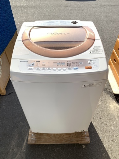 【終了】【 動作確認済 】東芝　洗濯機　7Kg　AW-70DL　2012年製　■排水、給水ホース付！　クリーニング行っておりませんので格安です！