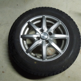 フィット　カローラ　ヴィッツなど　アルミ＋スタッドレス　175/70R14　アイスナビ　4本セット