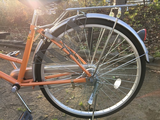 美品】Nacky シティサイクル 自転車 26インチ