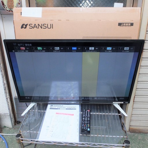 ☆ドウシシャ Sansui 山水 SCM32-BW1 32V型液晶テレビ◇高機能薄型