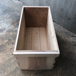 白りんご箱 A (おおさか 河内材)