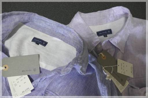 Da Na Vie ダーナヴィエ麻シャツ7分丈リネンシャツx2枚 Enq919 米野のシャツ メンズ の中古 古着あげます 譲ります ジモティーで不用品の処分