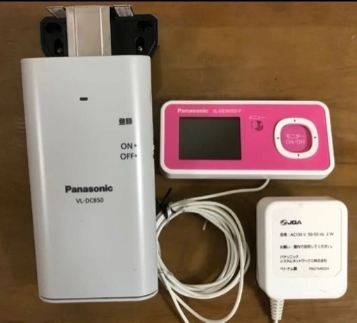 値下げ ワイヤレスドアカメラ「ドアモニ」ピンク Panasonic
