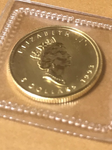 メイプルリーフ 金貨 1/10OZ CANADA カナダ 5ドル 1993年 | dpcoman.om