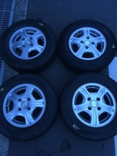 冬用SV01/美品 Weds VICENTE NV200専用 165R14 8PR LT