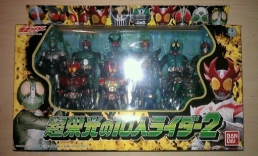 絶版！仮面ライダー 新旧10体セット フィギュア