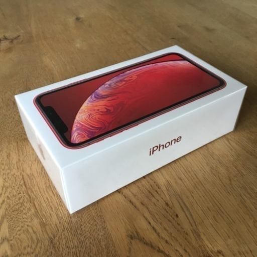 【新品】Apple SIMロック解除済み iPhone XR 64GB PRODUCT RED MT062J/A au 一括購入