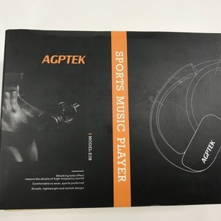 AGPTEK ヘッドホン一体型 防水・運動MP3プレーヤー