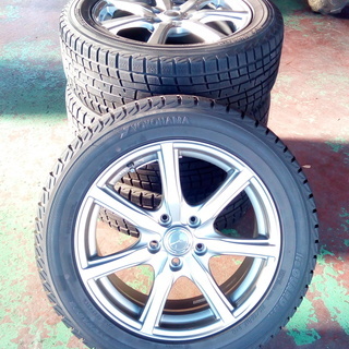 ありがとうございました★中古 17インチ アルミセット★14年ヨコハマ 215/55R17★17×7J 54 5穴★